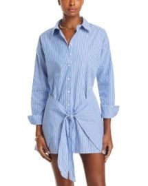 Lucy Paris Poplin Tie Front Dress Bloomingdales at Bloomingdales