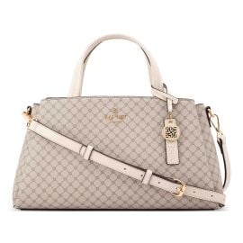 Luela Satchel - Mushroom Logo Milk Nine West at Nine West