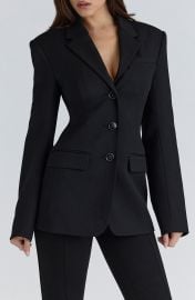 Luella Hourglass Crepe Jacket at Nordstrom