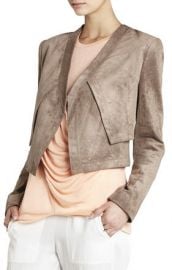 Luke Faux Suede Jacket at Bcbg