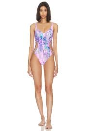 Luli Instinct Strappy Cut Out One Piece at Revolve