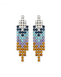 Lulu Frost Fortune Fringe Crystal Earrings at Neiman Marcus