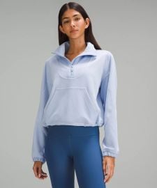 Lululemon Brushed Softstreme Ribbed Half Zip at Lululemon