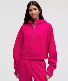 Lululemon Scuba Half Zip Hoodie in Passionate at Lululemon