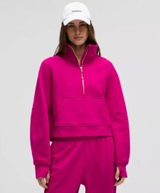 Lululemon Scuba Half Zip Hoodie in Passionate at Lululemon