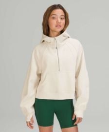 Lululemon Scuba Oversized Half-Zip Hoodie White Opal eBay at eBay