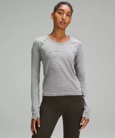 Lululemon Swiftly Tech Long Sleeve Shirt 2 0 in Slate White at Lululemon