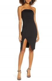 Lulus Strapless Cocktail Sheath Dress   Nordstrom at Nordstrom