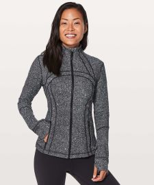 Luminesce Splatter White Black Define Jacket at Lululemon