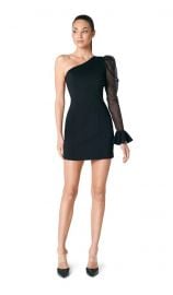 WornOnTV: Erin’s black one-shoulder mini dress on E! News | Erin Lim ...