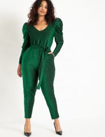 Lurex Knit Jumpsuit by Eloquii at Eloquii