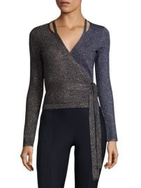 Lurex Wrap Cardigan by Diane von Furstenberg at Saks Off 5th