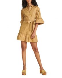 Luriane Bell Sleeve Minidress by Veronica Beard at Neiman Marcus