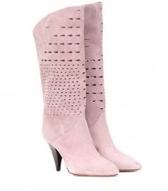 Lurrey suede boots at Mytheresa