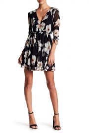 Lush   Floral Mesh Mini Dress   Nordstrom Rack at Nordstrom Rack