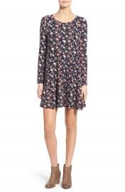 Lush  Lauren  Long Sleeve Shift Dress at Nordstrom