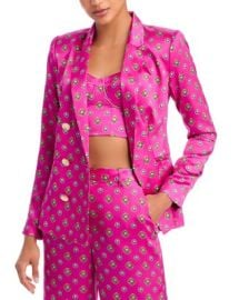 Lx27AGENCE Colin Silk Double Breasted Blazer Bloomingdalex27s Women at Bloomingdales