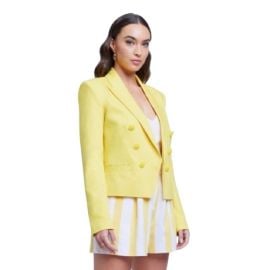 Lx27AGENCE Jackets amp Coats Lagence Brooke Linen Blazer Poshmark at Poshmark
