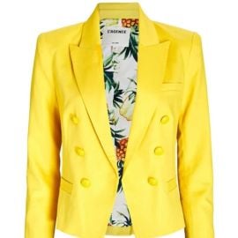 Lx27AGENCE Jackets amp Coats Stunning Bnwt Yellow Lagence Cropped Blazer Poshmark at Poshmark