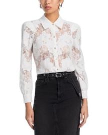 Lx27AGENCE Jenica Lace Blouse Bloomingdalex27s Women at Bloomingdales