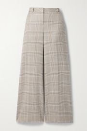 Lx27AGENCE Pilar checked metallic jacquard wide-leg pants NET-A-PORTER at Net a Porter