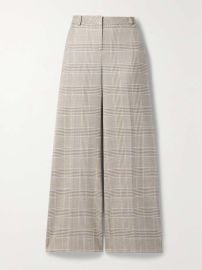 Lx27AGENCE Pilar checked metallic jacquard wide-leg pants NET-A-PORTER at Net a Porter