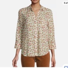 Lx27AGENCE Tops Lagence Ryan Floral Shirt Detailed Floral Print Top Blouse Poshmark at Poshmark