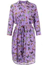 Lx27Agence Addison butterfly-print Mini Dress - at Farfetch