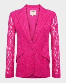 Lx27Agence Chamberlain Floral Lace Blazer at Neiman Marcus