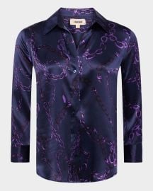 Lx27Agence Dani Silk Blouse at Neiman Marcus