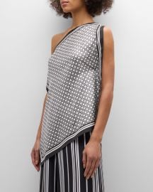 Lx27Agence Geometric Oskar Scarf Top at Neiman Marcus