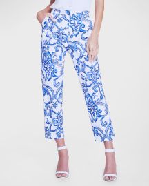 Lx27Agence Ludivine Cropped Trousers at Neiman Marcus