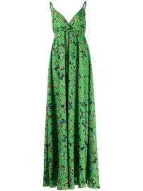 Lx27Agence Sachi butterfly-print Maxi Dress - at Farfetch