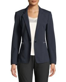 Lyndon Zip-Pocket Punto Blazer at Last Call