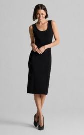 Lynn Dress In Santa Roma Knit St John Knits at St John Knits