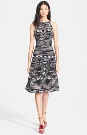 M Missoni Crochet Zigzag A-Line Dress at Nordstrom