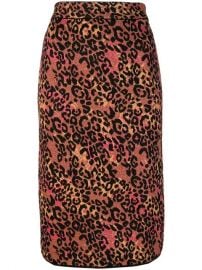 M Missoni Leopard Print Pencil Skirt - Farfetch at Farfetch