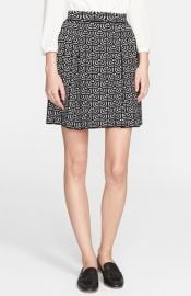 M Missoni Pleated Geometric Jacquard Skirt at Nordstrom