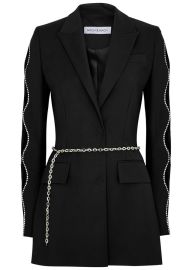 MACH amp MACH Crystal-embellished blazer dress Harvey Nichols at Harvey Nichols