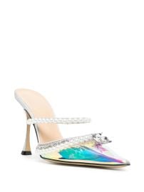 MACH amp MACH Iridescent Embellished Mules - at Farfetch