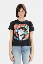 MADEWORN DAVID BOWIE AMERICAN TOUR \'78 CROP TEE at Blue & Cream