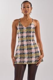 MAIN SQUEEZE TWEED MINI DRESS AKIRA at Akira
