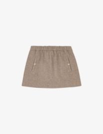 MAJE - Elasticated-Waist Mid-Rise Wool-Blend Mini Skirt | Selfridges.com at Selfridges