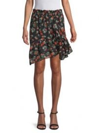 MAJE - MULTICOLORED FLORAL SKIRT at Saks Off 5th