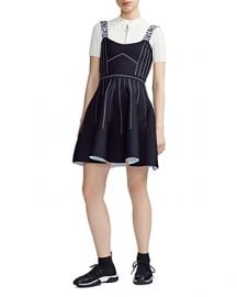 MAJE RELIEF REVERSIBLE SKATER DRESS at Bloomingdales