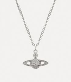 MAN MINI BAS RELIEF ORB PENDANT in Silver for Men Vivienne Westwood at Vivienne Westwood