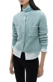 MANGO Bouclé Cardigan at Nordstrom