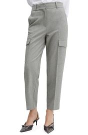 MANGO Cargo Suit Pants at Nordstrom