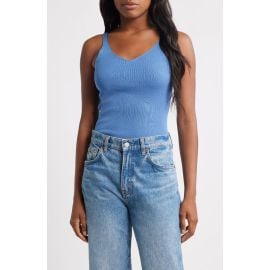 MANGO Gymnastic Rib Knit Tank at Nordstrom