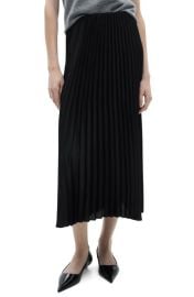 MANGO Pleated Midi Skirt at Nordstrom
